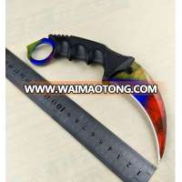 Outdoor CSGO Hunting Knife;Karambit Camping Knife;High Quality Stainless Steel Army Knives