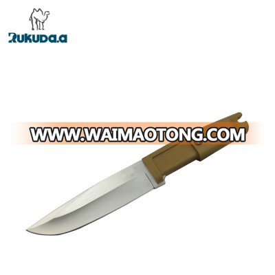 Outdoor survival fixed blade knife for camping knife